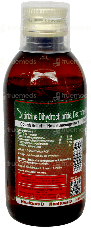 Healtuss D Syrup 100Ml